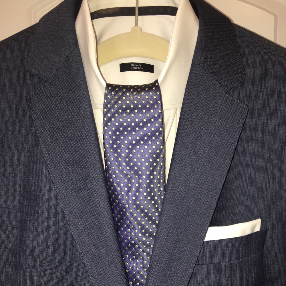 Men's Hugo Boss fitted suit